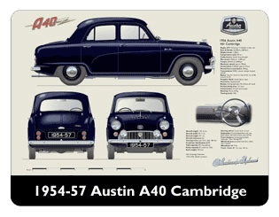 Austin A40 Cambridge 1954-57 Mouse Mat